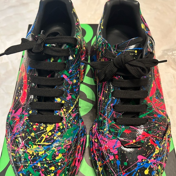 Dolce & Gabbana Logo Daymaster Hand-painted Sneakers - Picture 6 of 9